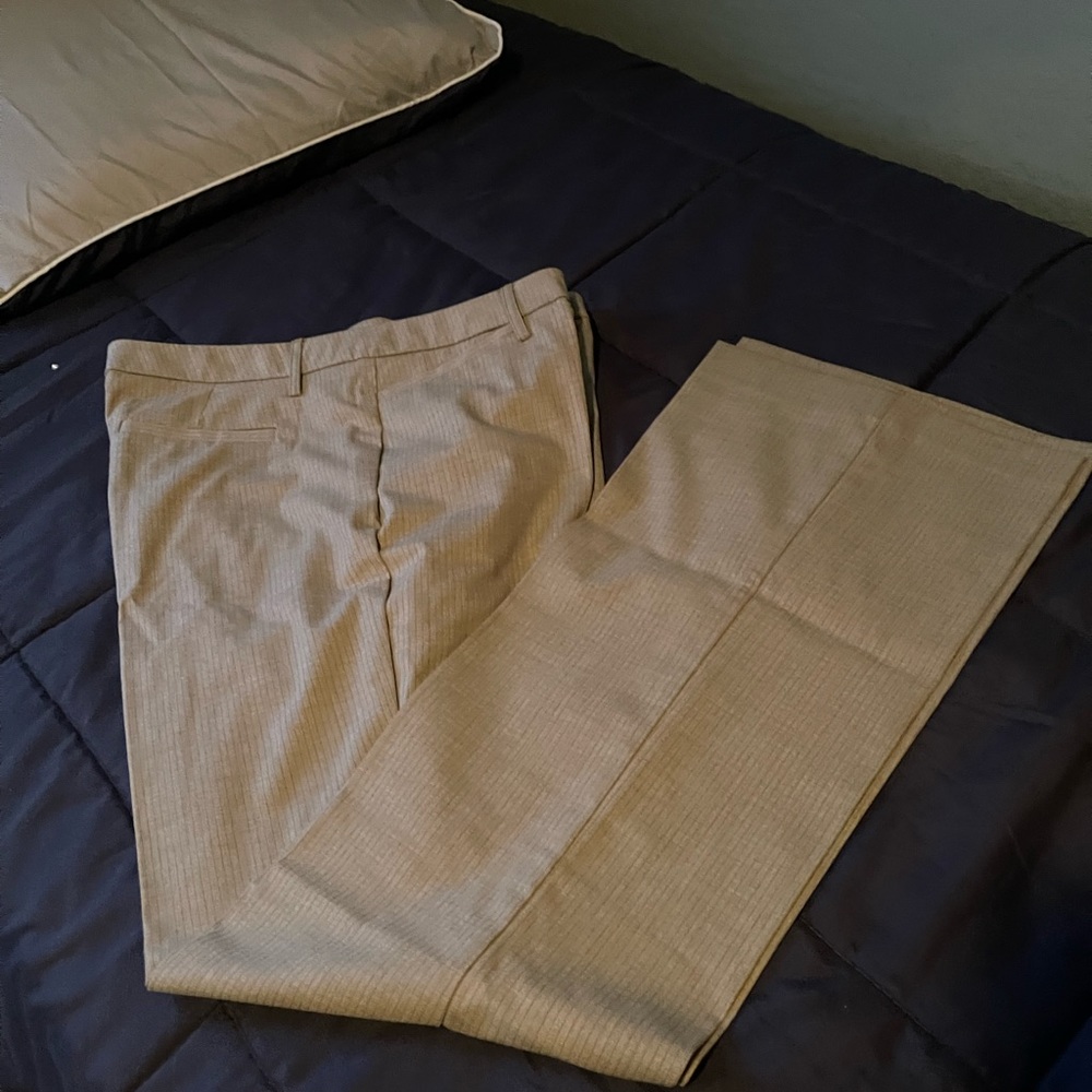 Dress pants, gray, Lane Bryant brand, real size is 16, beige color